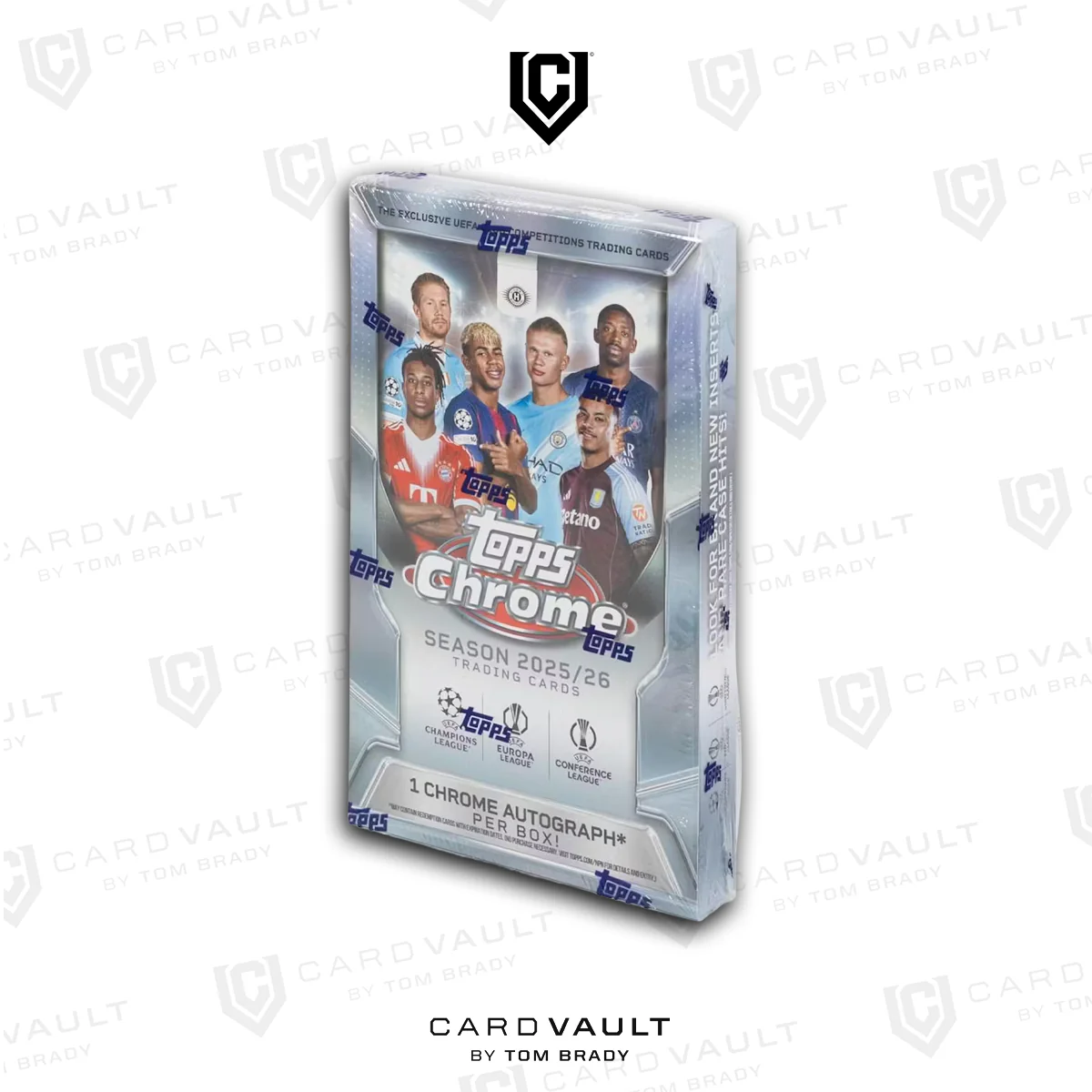 2025-26 Topps Chrome UEFA Club Competitions Soccer Hobby Pack