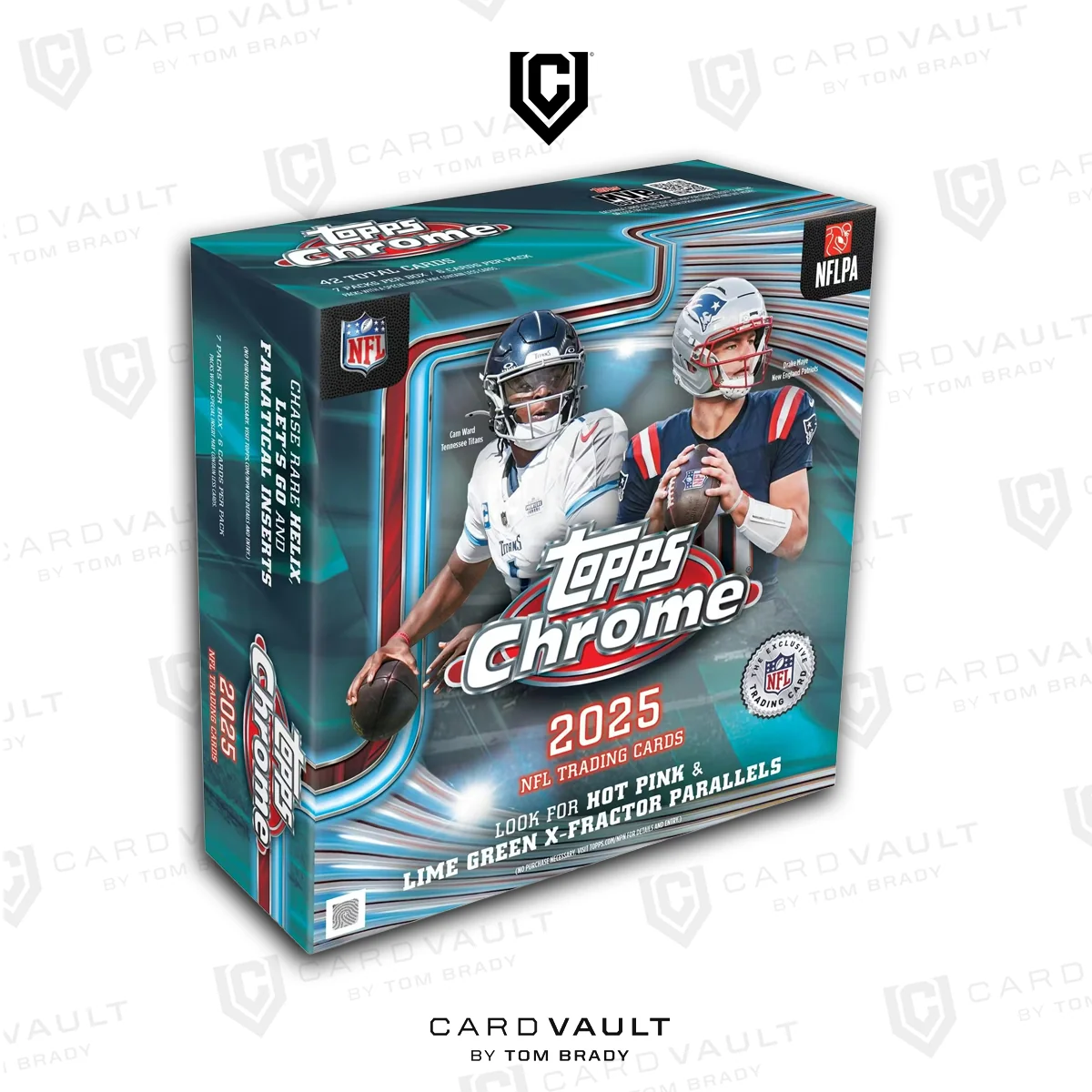 2025 Topps Chrome Football Mega Box