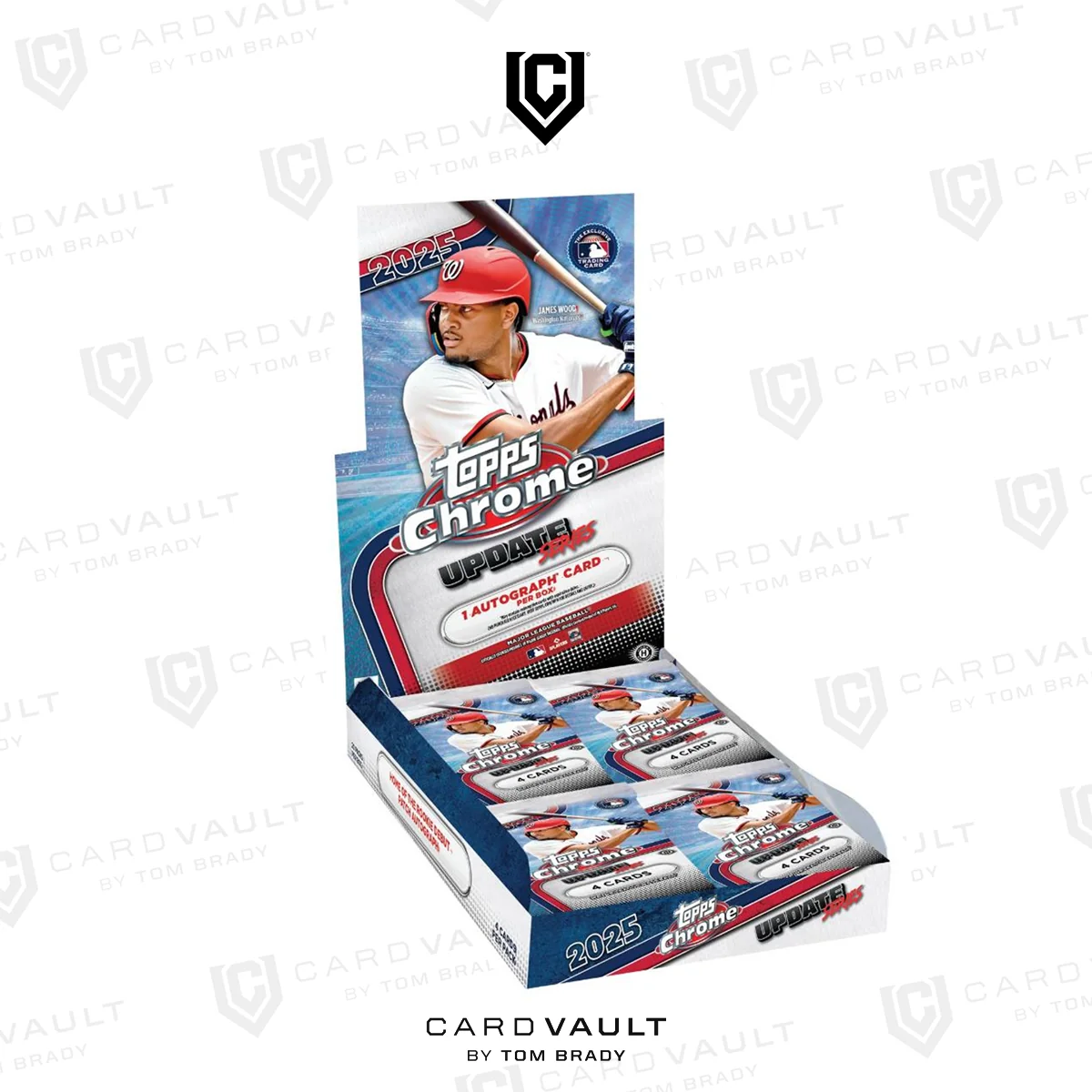 2025 Topps Chrome Update Series Baseball Hobby Pack
