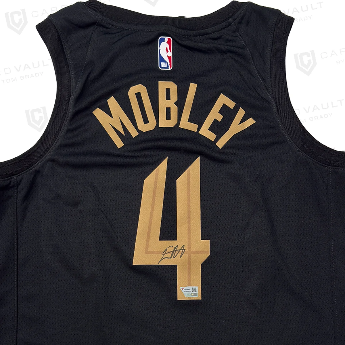 Evan Mobley Signed Black Cavaliers Jersey (Fanatics COA) - Image 3